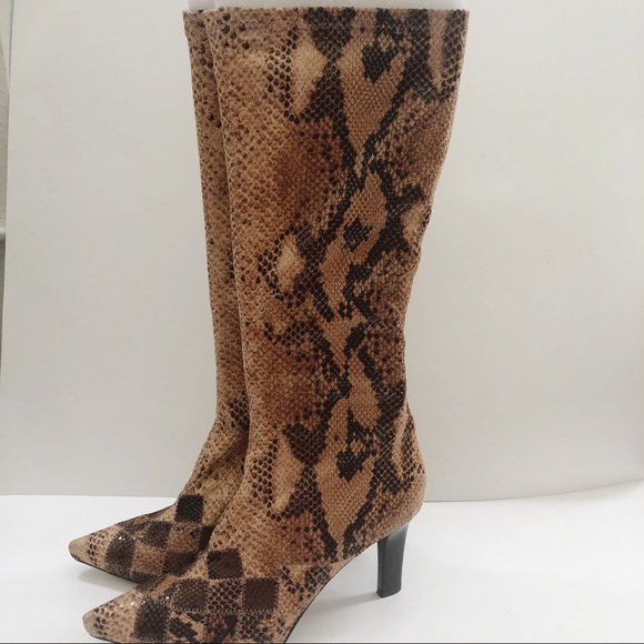 carlos santana snakeskin boots